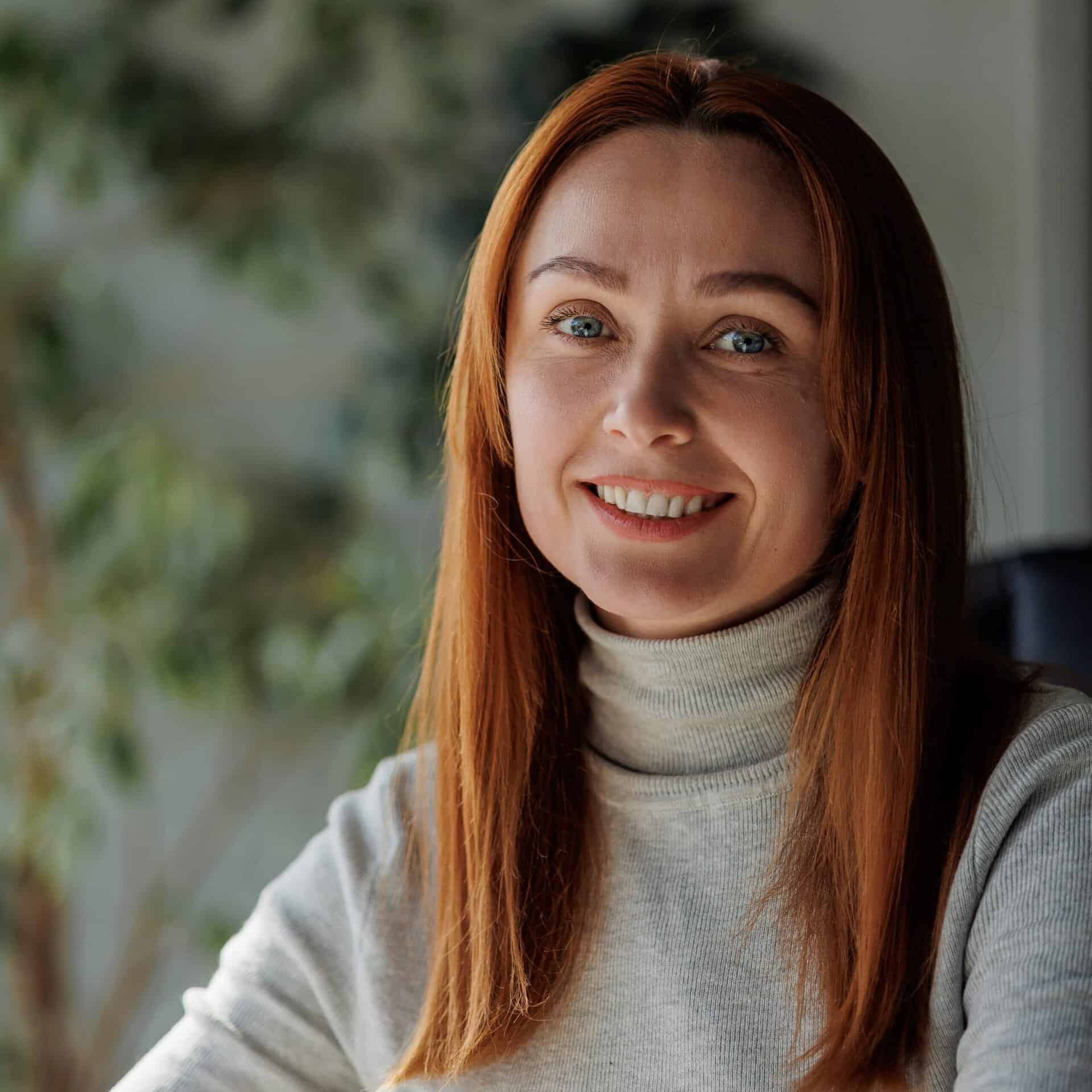 Woman with Red Hair Filler Image
